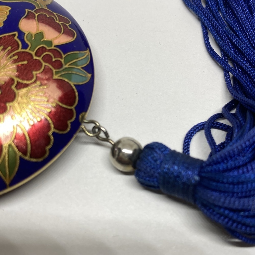 Vintage Round Medallion with Tassel​ - Picture 10 of 12